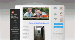 Desktop Screenshot of inlandheartdoctors.com